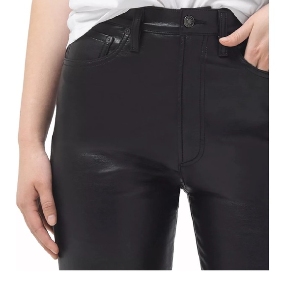 AGOLDE
90s Fitted Recycled Leather Pants - Picture 3 of 5